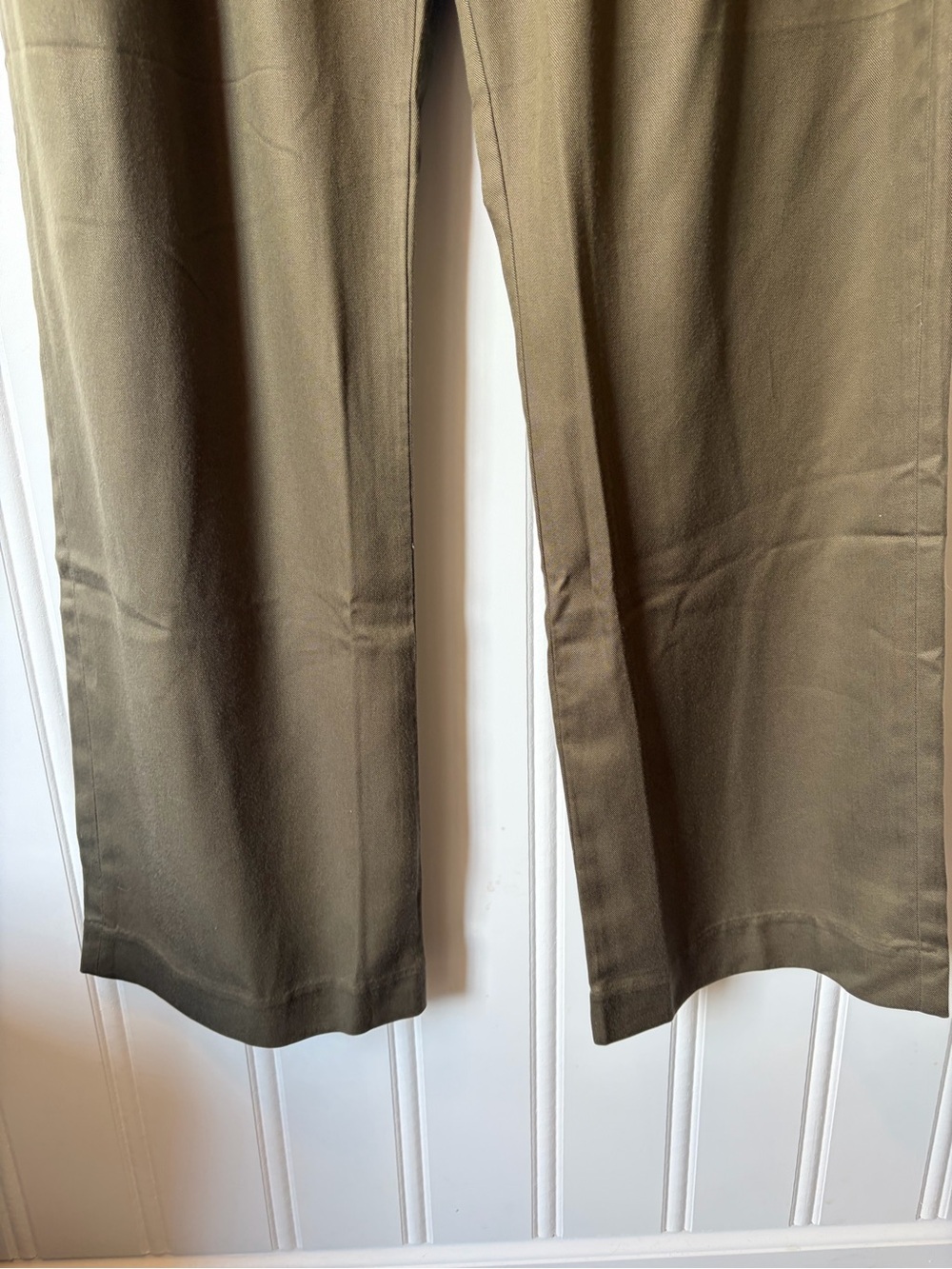 NWT AE77 Premium Pleated Trouser Pant Olive Size 4 Regular - Picture 3 of 16